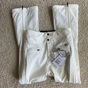 Perfect Moment Aurora High Rise Flare Ski Pants Waterproof Large White NWT
